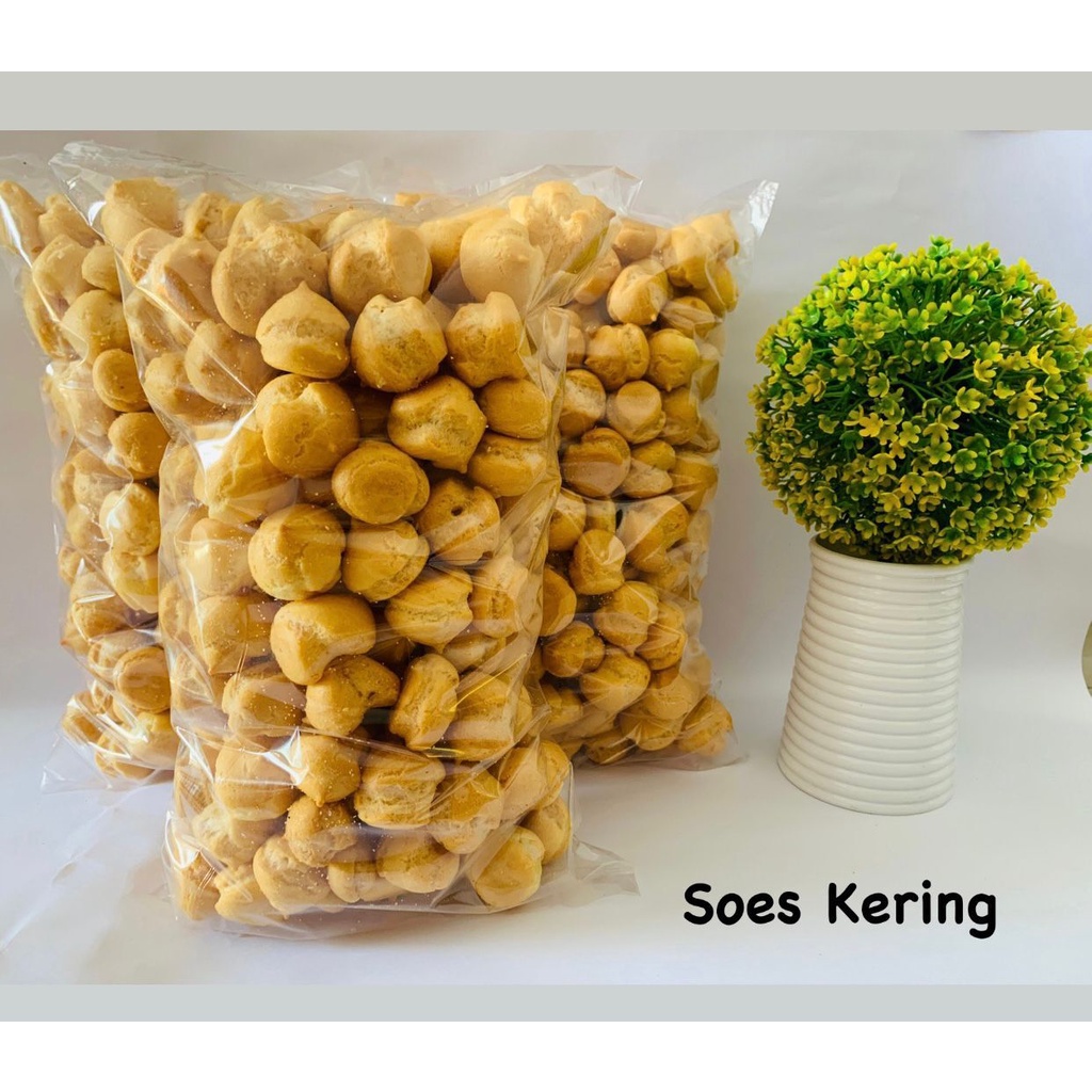 

SOES KERING ORIGINAL 250 GRAM - Soes Keju/Kue Soes/Sus Kering/Snack Kiloan