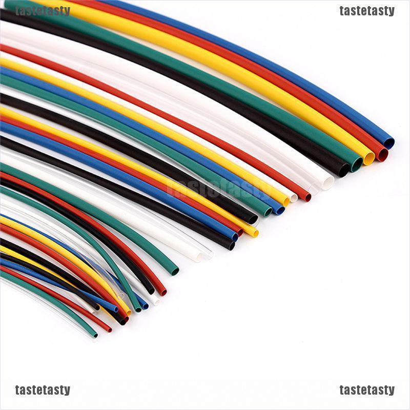 【TATY】8Size 70pcs Assortment 2:1 Heat Shrink Tubing Tube Sleeving Wrap Wire Cable