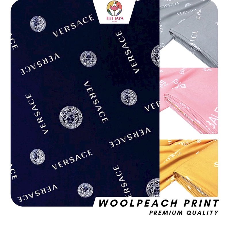 (PREMIUM) WOLVIS PRINT MOTIF VERS*CE B*LENCIAGA HERM*S / KAIN WOLFIS WOOLPEACH WOLPIS