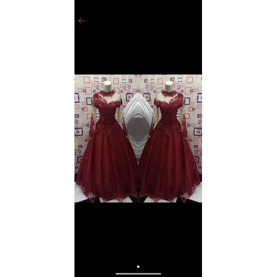 Gaun pengantin jumbo ld 120