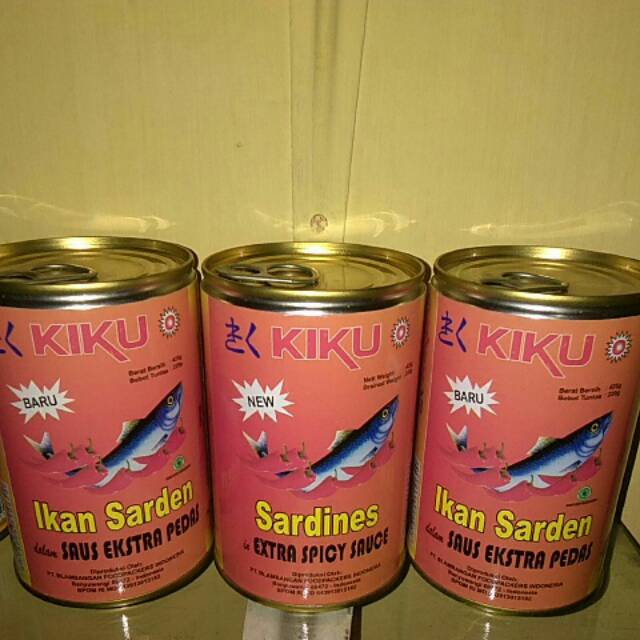 

Kiku Sardines Extra Spicy Sauce