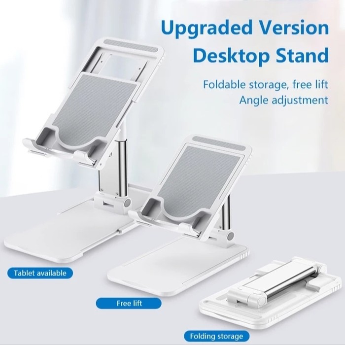 Lazy Ipad / Phone Holder Alumunium Alloy Stand Hp Tab Gen 2