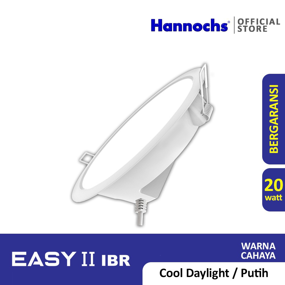 LED PANEL Hannochs Downlight LED EASY II 20W IBR Cahaya Putih
