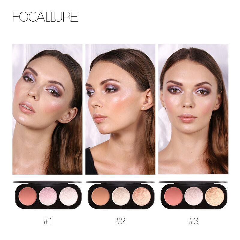 FOCALLURE BLUSH AND HIGHLIGHTER PALETTE FA26 10.5GR