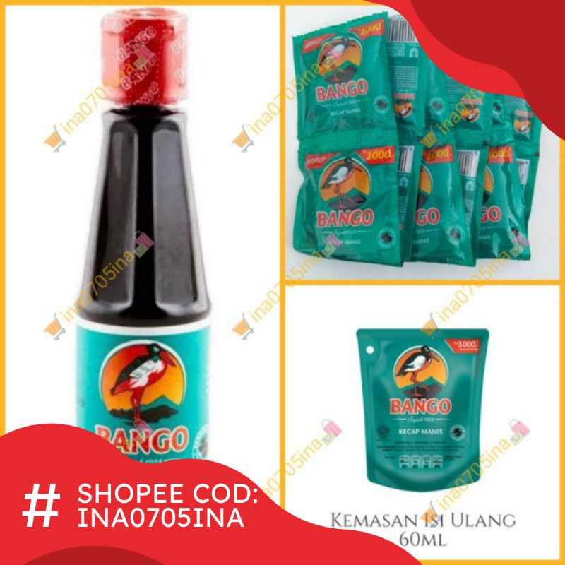 Kecap bango 1 renteng isi 12 (200 gram)