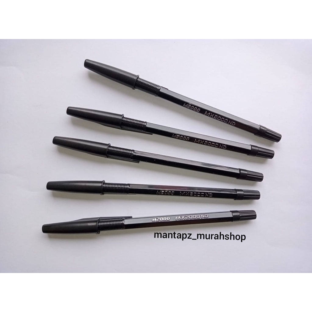 

PULPEN TINTA HITAM M2000 MURAH / BOLPEN / PENA / PEN MX2000ND (1 PCS)