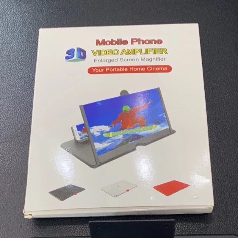 dc88 - Kaca Pembesar Layar Smartphone 3D HD / Pembesar Layar HP F3