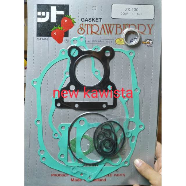 PAKING FULL SET PACK MESIN FULSET KAWASAKI ZX130 ZX-130