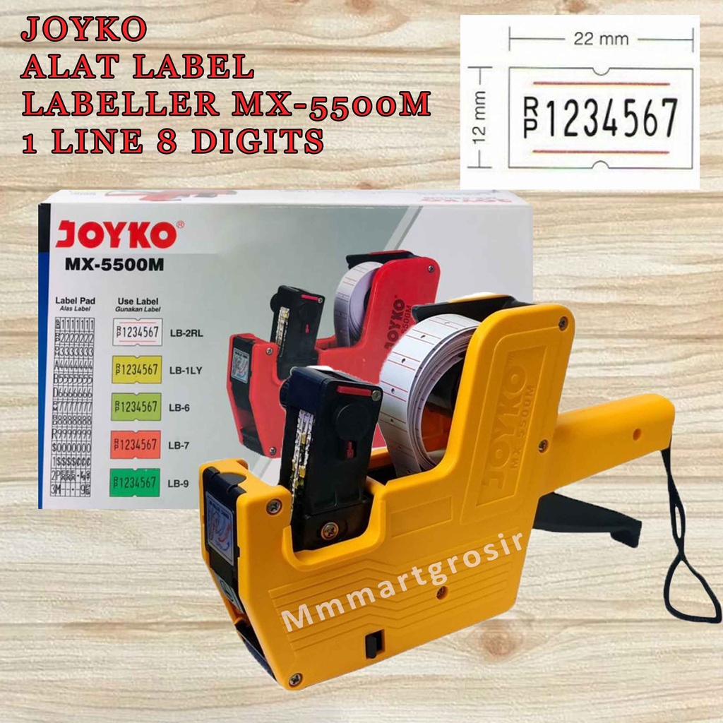 Joyko / Alat Label / Labeller MX-5500M / 1 Line 8 Digits