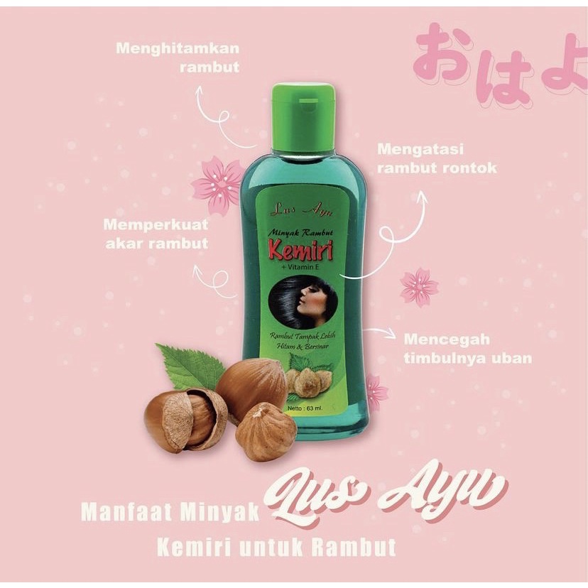 Lus Ayu Minyak Kemiri + Vitamin E - 63 ml