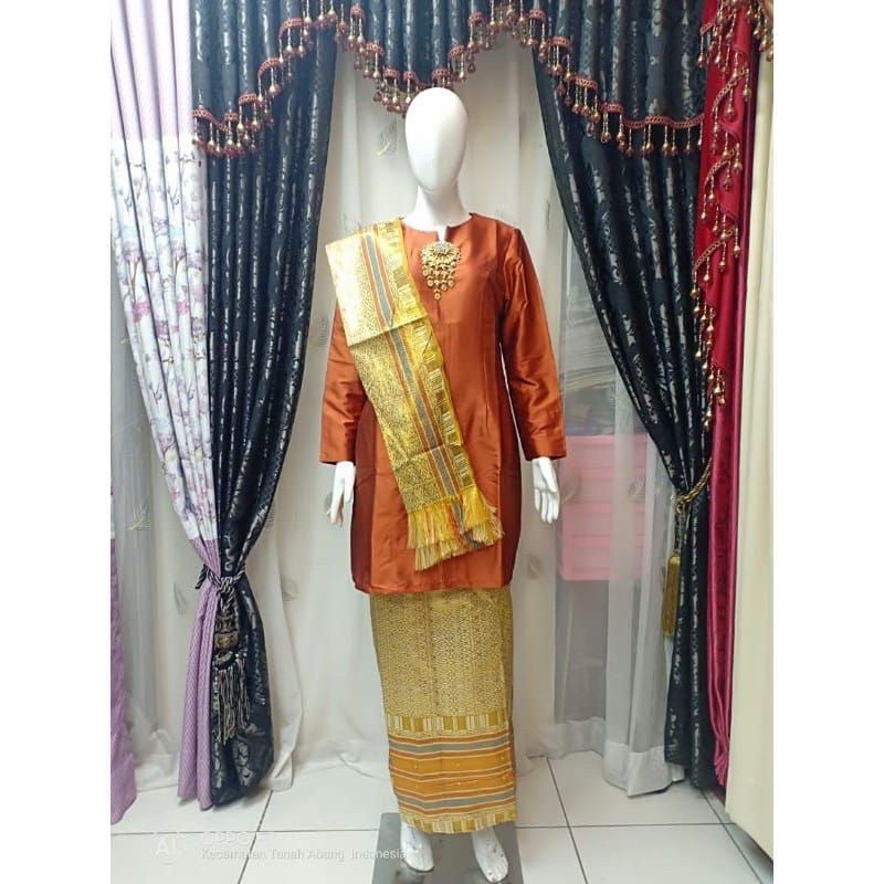 BAJU KURUNG SONGKET SELENDANG/KEBAYA KURUNG SONGKET/BAJU KURUNG SITI NURBAYA/SET KEBAYA KURUNG SONGKET/SET KEBAYA KURUNG/SET BAJU KEBAYA-5