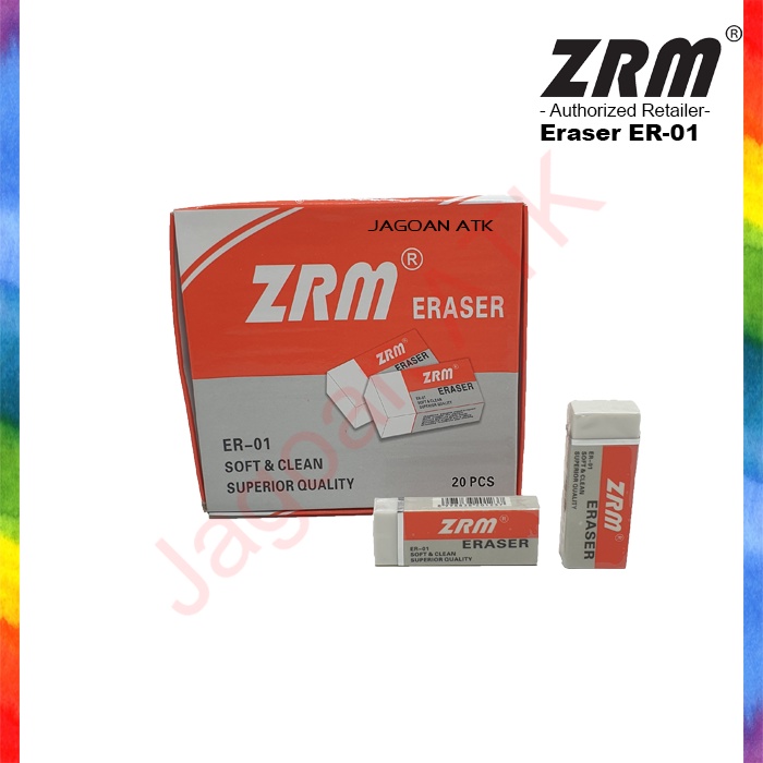 

BERSIH Penghapus Pensil Besar Putih / Rubber Eraser Besar 1pcs ZRM ER-01