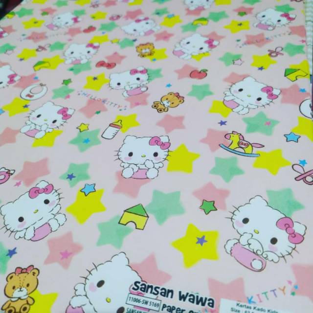 

Kertas Kado Hello Kitty Sansan Wawa 5169