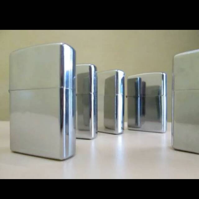 Korek zippo polos putih murah