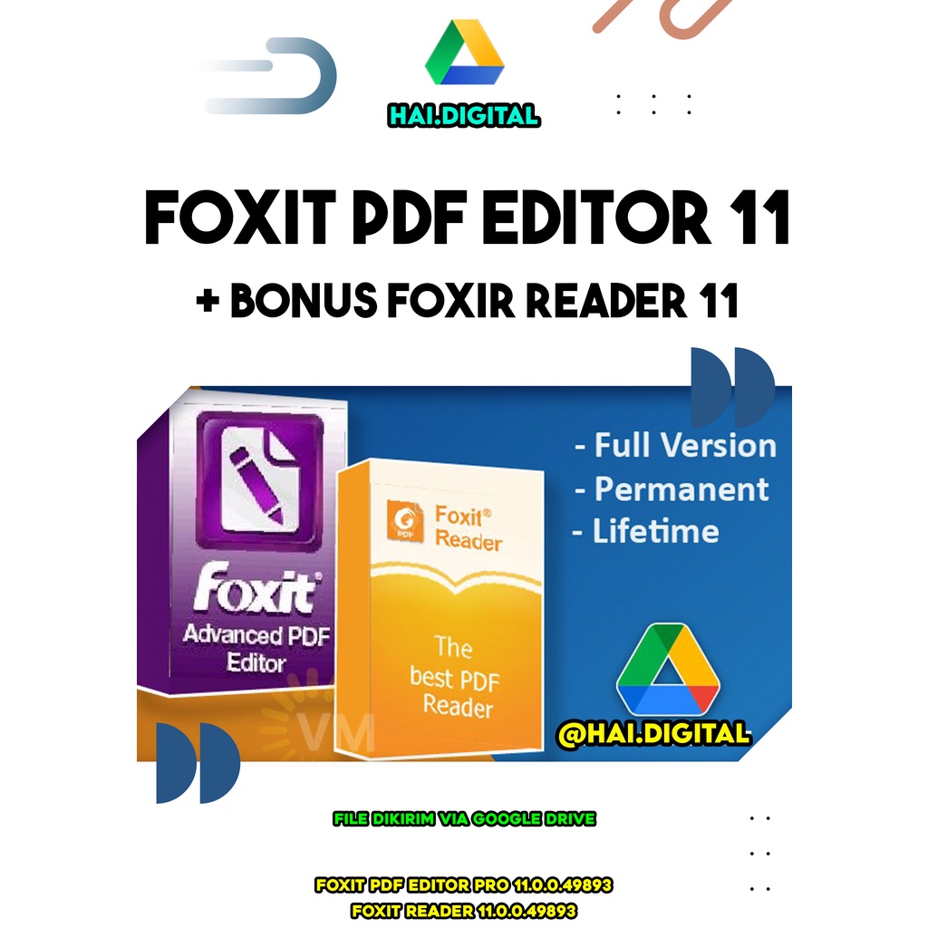 FOXIT PDF EDITOR PRO 11 BONUS FOXIT READER 11 FULL VERSION TERBARU PERMANENT SOFTWARE