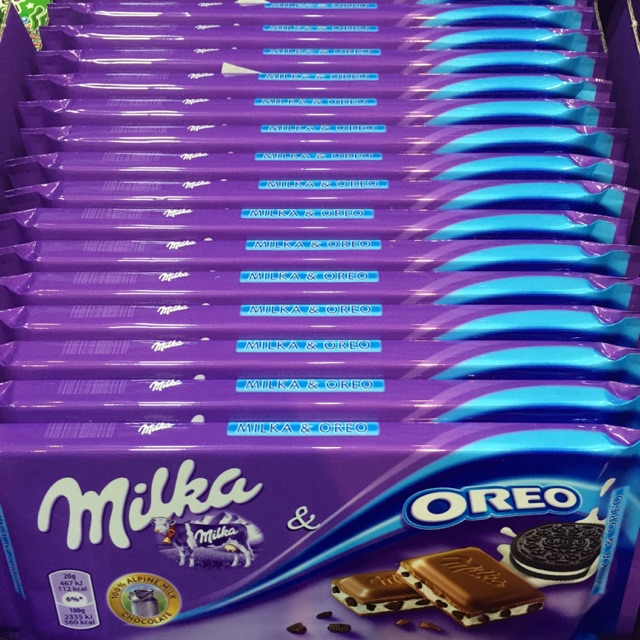 Milka Coklat All Varian Milka Oreo dan Milka Daim Ready Stock