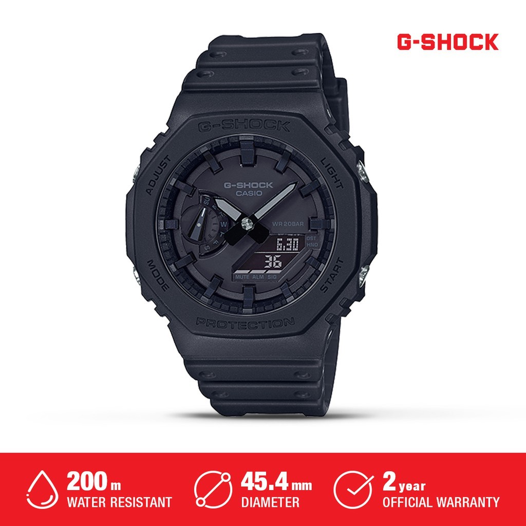Casio G-Shock Jam Tangan Pria GA-2100-1A1DR Analog Digital Original Waterproof