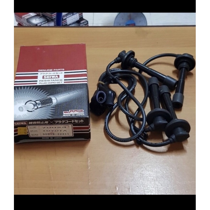 kabel busi corolla twincam 1600cc ae92 seiwa jepang 90919-22211