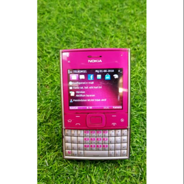HP Jadul Nokia X5 atau X-5 Slide Pink Normal Siap Pakai Not 5310 or X1 or X or C5 or X2