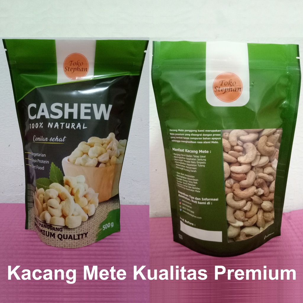 

Kacang Mete Panggang Premium 1 Kg - Premium Roasted Cashew Nut 1000 Gram