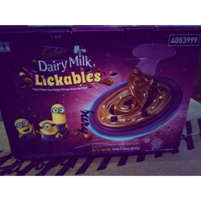 

Cadbury lickables isi 12pcs + free toy