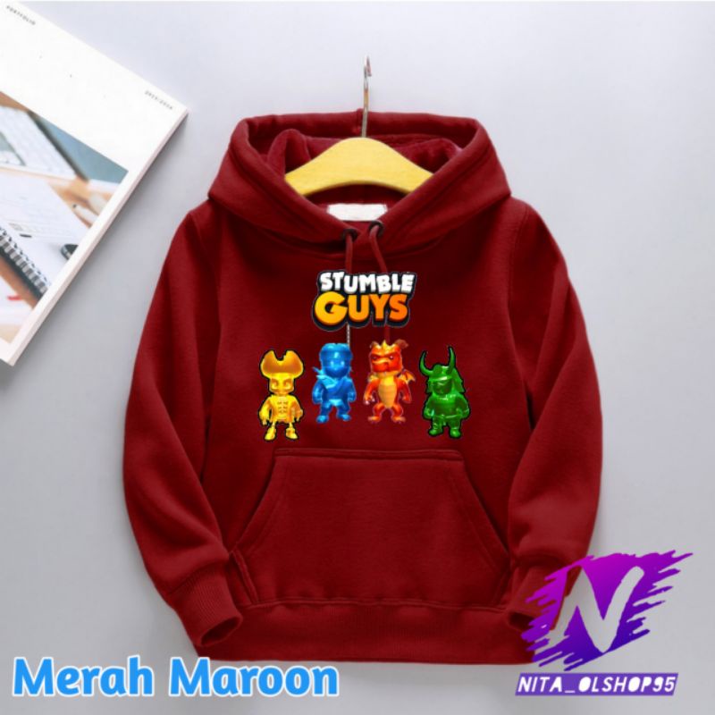 promo Hoodie anak stumble guys karakter spesial