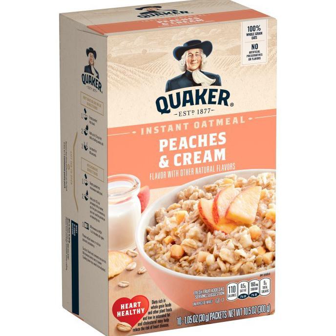 

Terbaru QUAKER INST OAT PEACHES CREAM 300GR