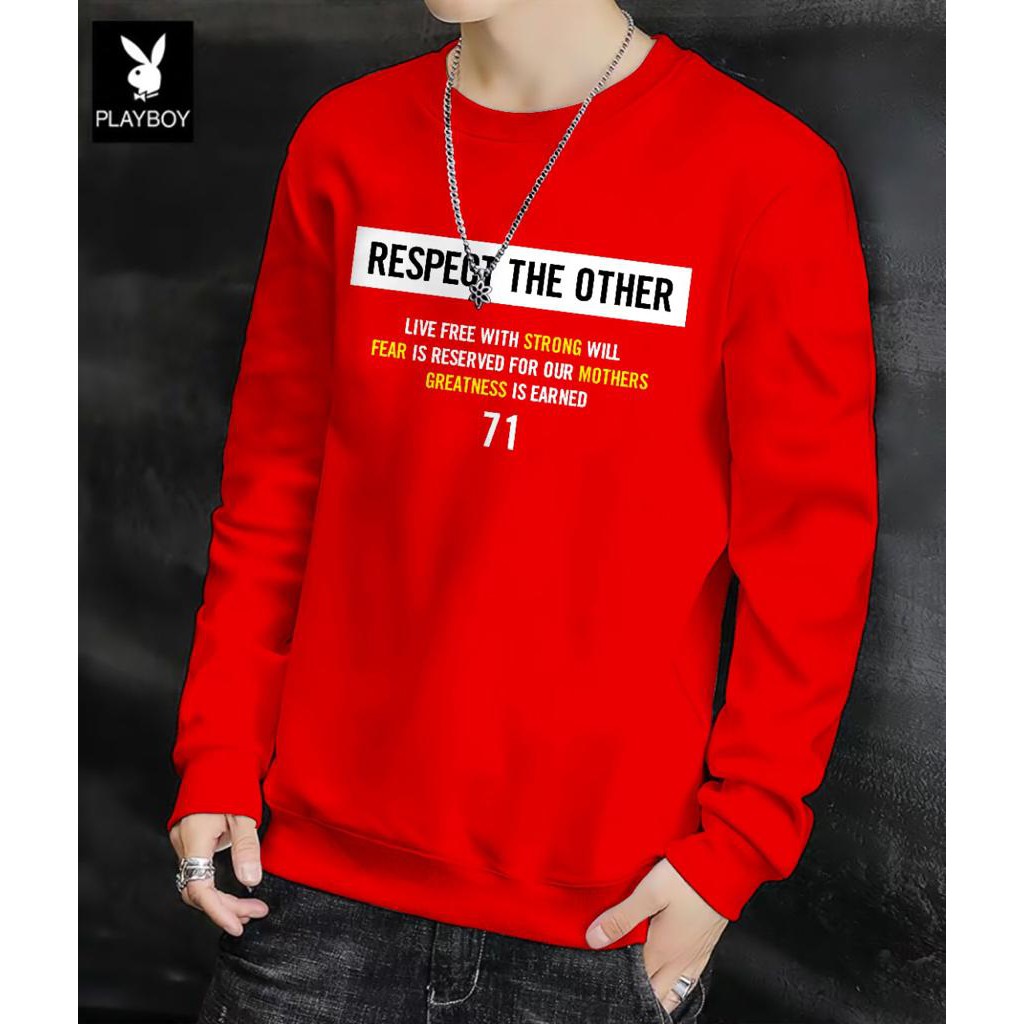 Sweater Pria/Sweter Pria/Sweter/Sweater  Respect to Other Bahan Babyterry UK M-L