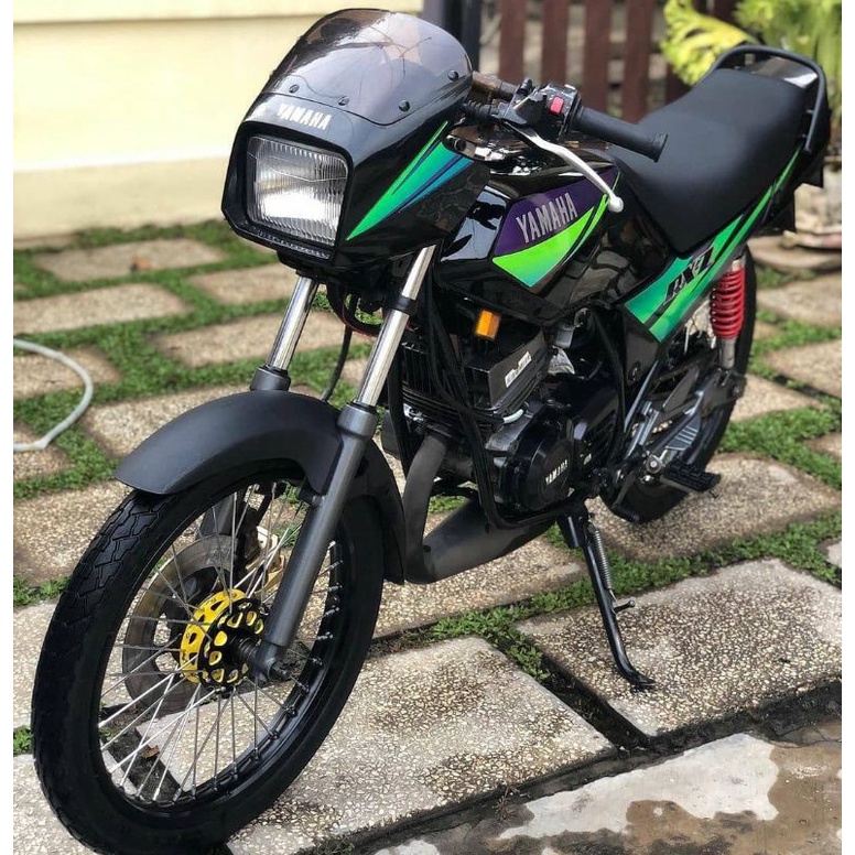 Striping Lis Sticker Standar Ori Yamaha RXZ 1997 Hijau Striping Rxz Sticker Rxz