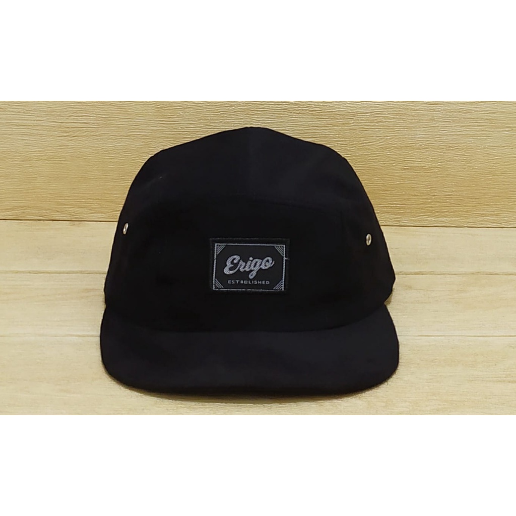 [COD]Topi Snapback Bordir Lima Panel New Model/Topi Hip-Hop/Topi Distro Pria