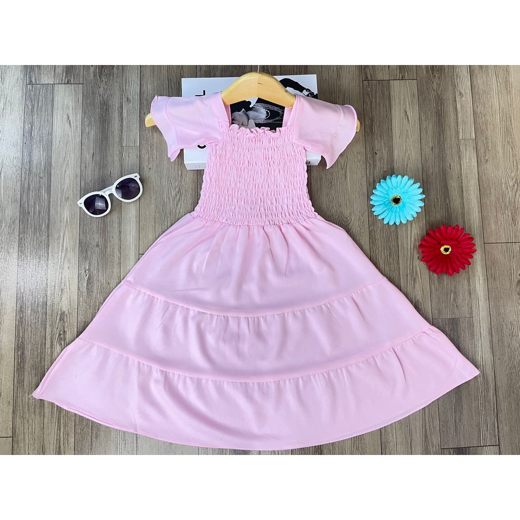 HOPYLOVY - Dress Anak Perempuan Umur 5-7 Tahun / Gaun Anak Perempuan Kiera Kids