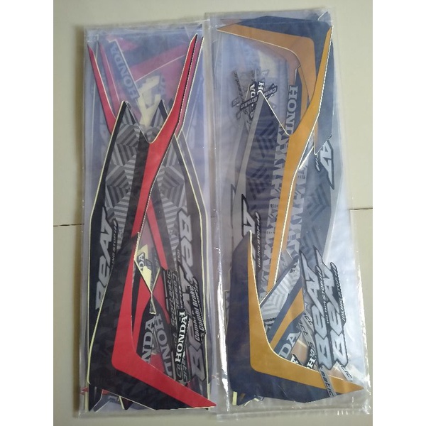 stiker striping lis les body motor honda beat iss 2021