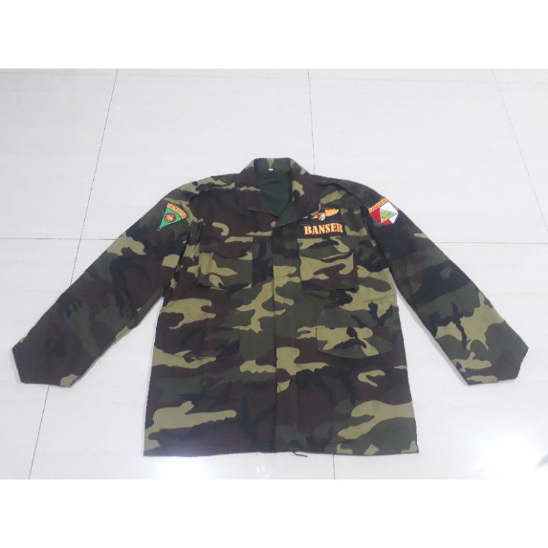 (TK.RTT)JAKET BB BANSER DORENG NATO BONUS NAMA &amp; BENDERA