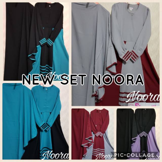 Set Gamis Wollycrepe NOORA // Gamis Wollycrepe