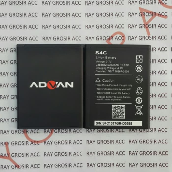 Baterai Original Double Power ADVAN Vandroid S4C , S5C