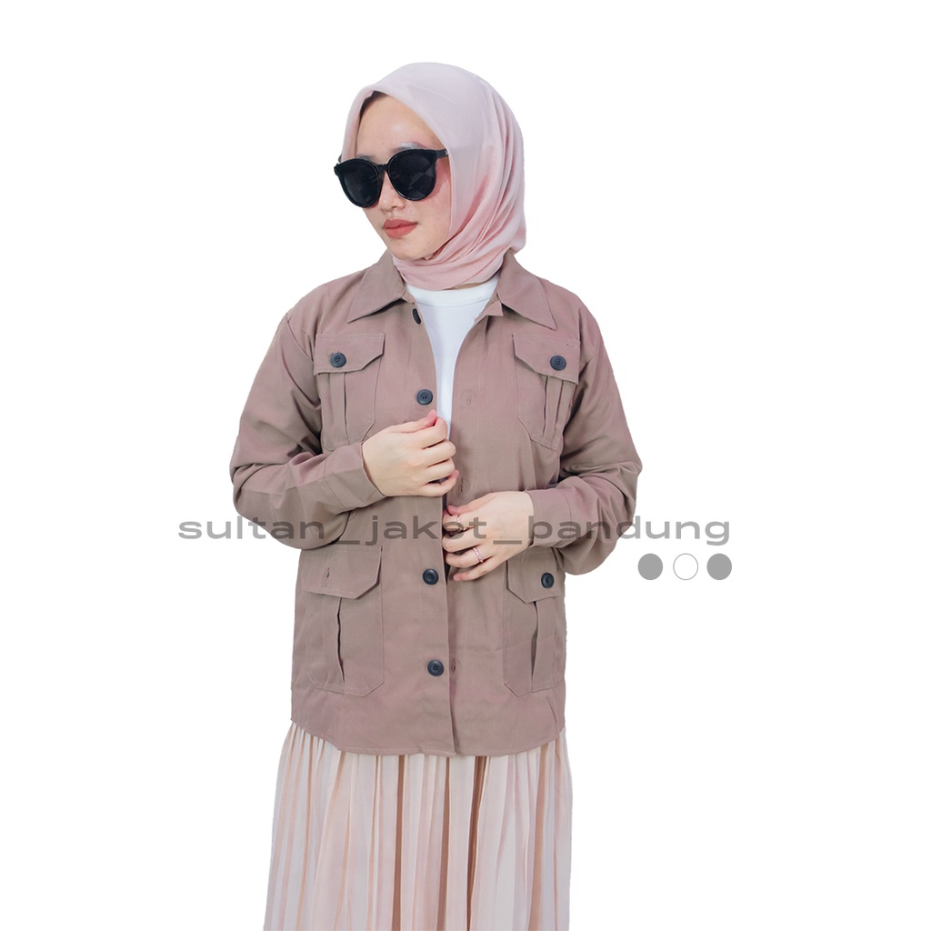 ADAM JAKET MOCCA || JAKET SEMI PARKA || JAKET PRIA DAN WANITA MASA KINI