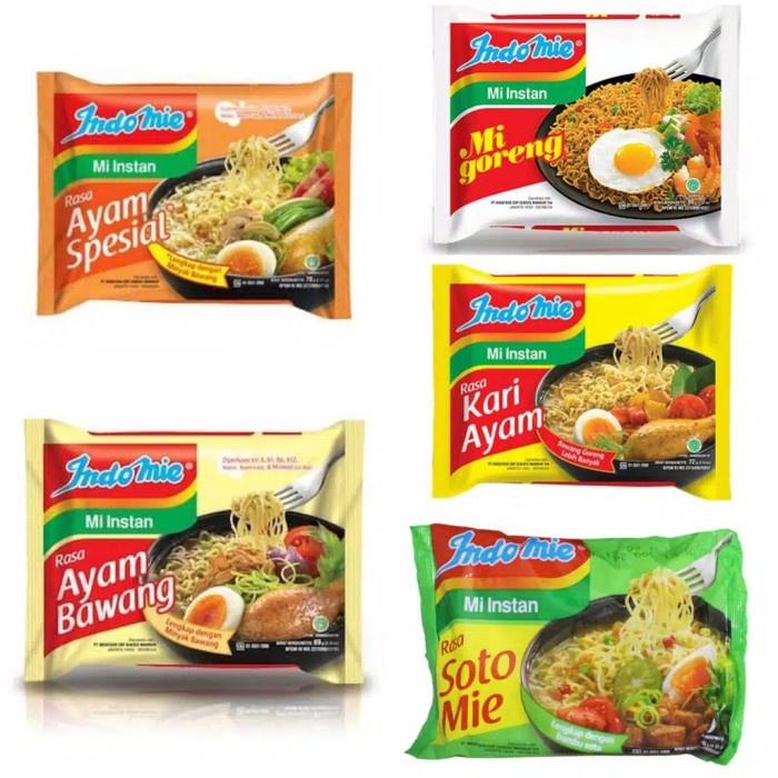 

Ss5g74gfd Indomie Instant/Pcs - Ayam Bawang/ Goreng/ Kari/ Soto - Geprek Ff04151