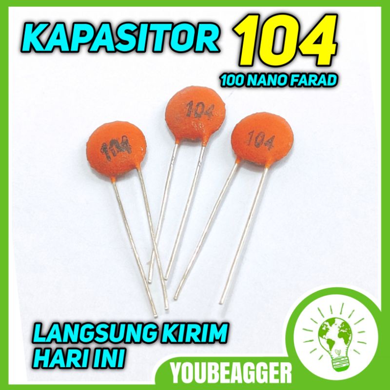 kapasitor 104 100nf