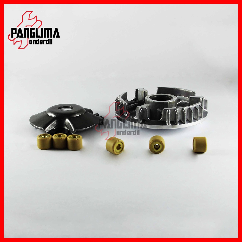 Rumah Roller Assy Mio J &amp; Soul GT &amp; Fino FI &amp; X-Ride-XRide &amp; Mio GT Roler Penutup-Tutup-Slider-Set-Lengkap-Komplit