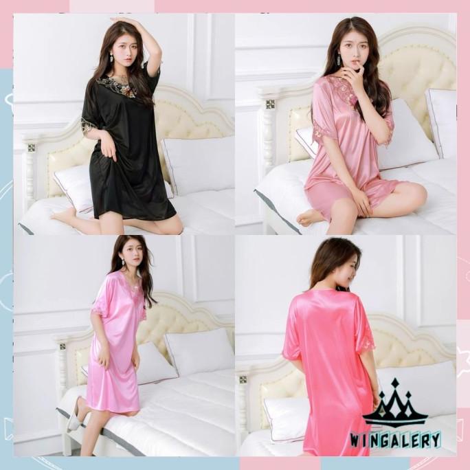 RL624 WINGALERY Baju Tidur Pakaian Wanita Lingerie Dress Wanita Sexy B