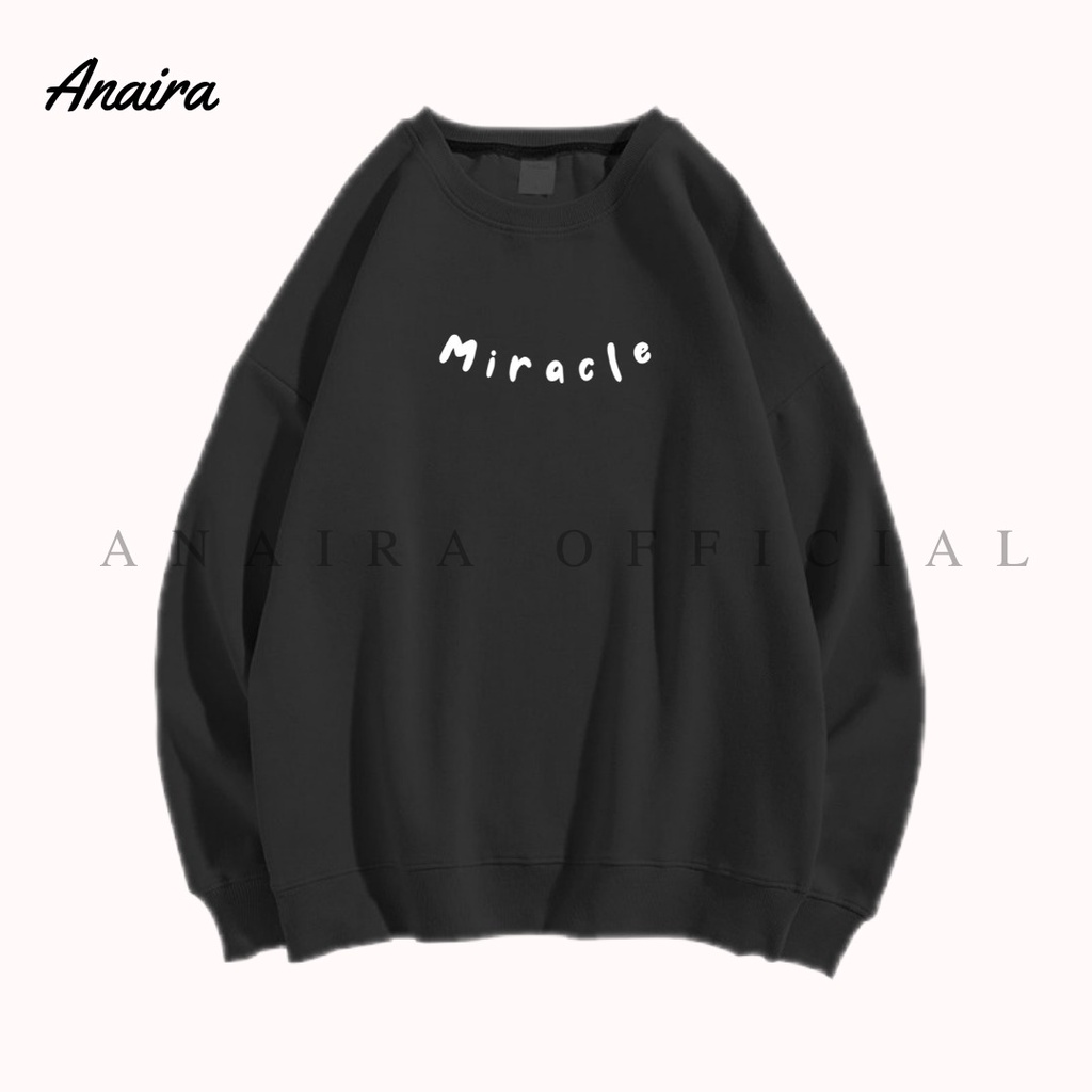 MIRACLE SWEATER CREWNECK ANAIRAOFFICIAL