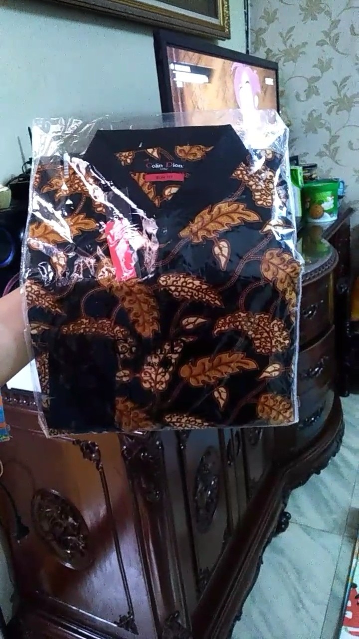 Kemeja Batik Pria Slim Fit Baju Batik Slim Fit Lengan Panjang Ckl17