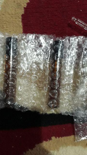 [bayar Di Tempat]10pcs 5ml / 10ml Botol Kaca Roll On Untuk Parfum Essential Oil