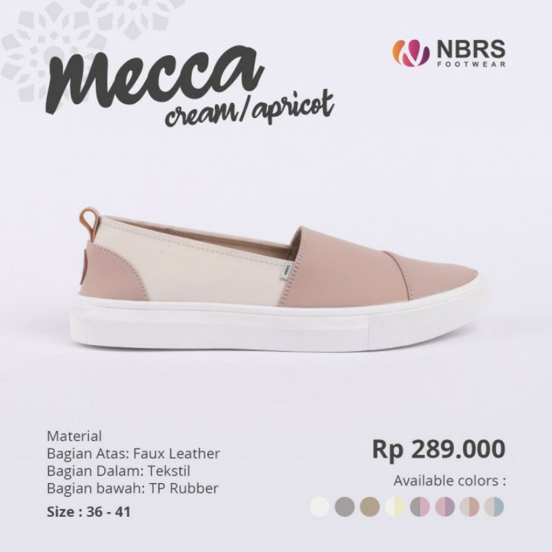 Laila Collection MECCA CREAM/APRICOT NBRS FOOTWEAR Sepatu Casual dan Nyaman