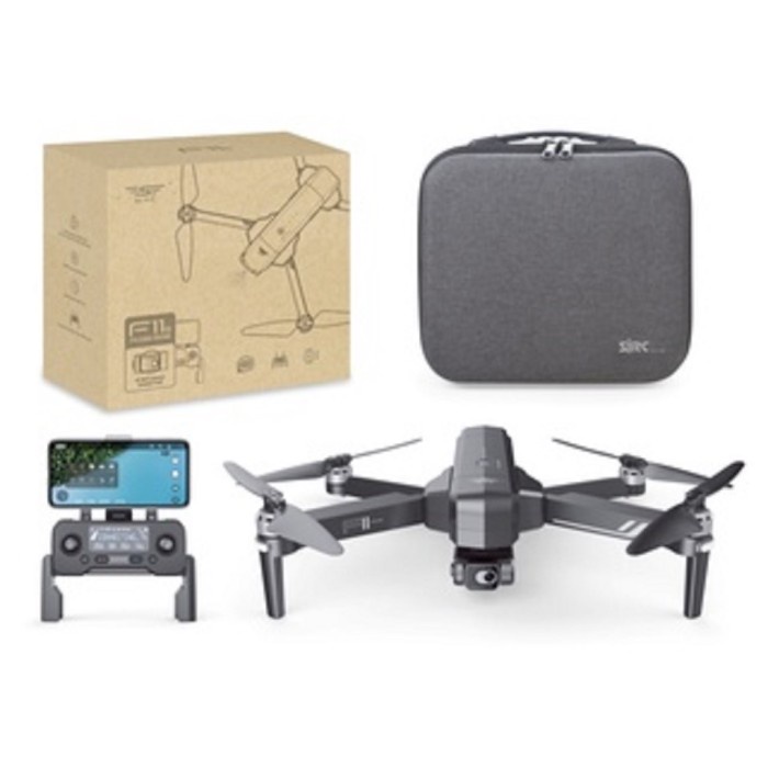 {adenastore} SJRC F11s 4K Pro 3KM PTZ GPS 5G 2 Axis EIS Gimbal Camera Drone TAS - Standard Tanpa Mem