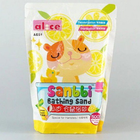 Pasir Mandi Hamster 500 gram sanbi sanbbi Non Aroma Dan Aroma Pasir Wangi