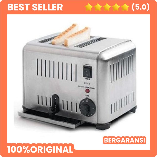 GETRA TOASTER ROTI GETRA SERIES EST-4 MESIN PEMANGGANG ROTI SANDWICH TAWAR POP UP OTOMATIS PUSAT MES