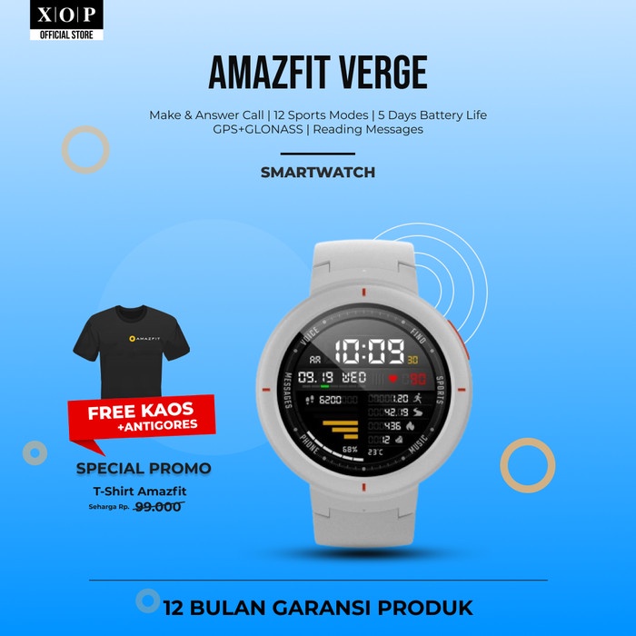 harga jam amazfit verge