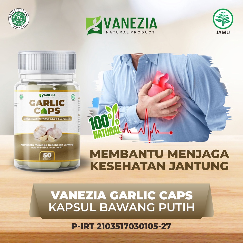 

Kapsul bawang putih membantu mengatasi Hipertensi Menurunkan kolesterol Meningkatkan kekebalan tubuh