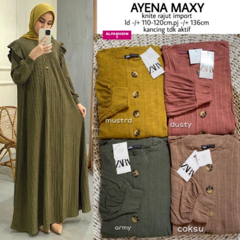 Gamis knit rajut import
